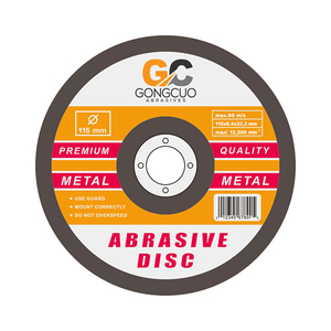 4 1 2 Hubbed Grinding Wheel for Grinders - Aggressive Grinding for Metal & Stainless Steel - 4-1/2" x 1/4 x 5/8-Inch