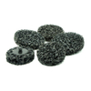 2 Inch Cleaning & Stripping Sanding Disc, 1/4" Roloc Disc Pad Holder, Black Sanding Disc for Remove Paint Rust and Oxidation