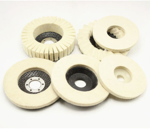4 1/2" X 7/8" T27 Felt Polishing Flap Disc