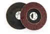 GC Abrasives 120 Grit Flap Disc For Grinders - Fine Conditioning For Metal, Stainless Steel & Non-Ferrous - 4-1/2" x 7/8-Inch 