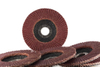 GC Abrasives 120 Grit Flap Disc For Grinders - Fine Conditioning For Metal, Stainless Steel & Non-Ferrous - 4-1/2" x 7/8-Inch 
