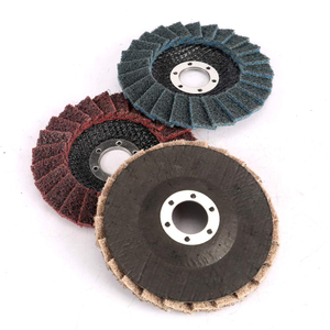 4-1/2" x 7/8" Non-Woven Fabric polishing Wheel, Sanding Grinding Flap Discs,Surface Conditioning Grinding