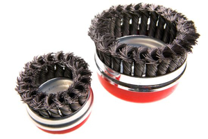 5" X. 014" X 5/8"-11 Arbor Cup Brush Crimped