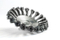 Crimped Bevel Brush - Steel Wire