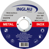 180X6.4X22.2mm Depressed Center Grinding Wheel for Metal