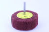 Mounted Interleaf Flap Wheels for Sanding and Finishing, 3” x 2” x 1/4”, Gray (Ultra Fine) 