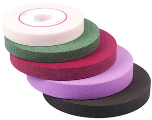 Type 1 Silicon Carbide Straight Grinding Wheel, 6", 1" Arbor Hole Size, 60 Grit, 1" Thickness