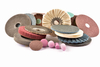 Rocaris Buffing Flap Wheels - Flap Disk - 1/4 Inch Shanks Fit All Drills - 80 Grits