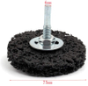 3" Poly Strip Wheel Surface Conditioning Rust Paint Remove Clean Disc Wheel with 6mm Shank for Angle Grinder