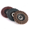 4 x 5/8" Non-Woven Fabric Grinding Flap Discs,Abrasives Surface Conditioning Sanding, Polishing Wheel for Angle Grinder