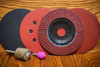 GC Abrasives 5-Inch 8-Hole 80 Grit Dustless Hook-and-Loop Sanding Disc Sander Round Sandpaper For Woodworking or Automotive