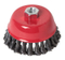 3" X. 012" X 5/8"-11 Cup Brush Crimped