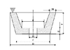 Form E Conical Cup Wheels