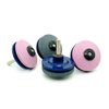 Double sided knife sharpener with shank for grass cutter