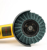 Surface Conditioning Grinding, Sanding, and Polishing Flap Discs T29, 4-1/2" x 7/8", Blue (Fine)
