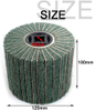Green Sand Cloth Wire Drawing Wheel Polishing Wheel Brush