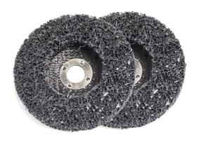 5"x7/8" Poly Strip Abrasive Disc Wheel Clean & Remove Paint，Rust and Oxidation for Angle Grinder black