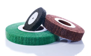 Flying Wing Wheel Scouring Pad Polishing Wheel Wire Drawing Wheel Nylon Wheel Sandless Fiber Polishing Disc Diameter 200mm,thick 50mm