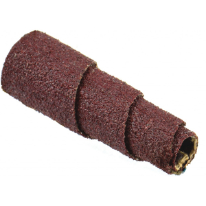 Untapered Cartridge Roll, Aluminum Oxide A, 1" Diameter x 2" Length, 1/4" Arbor Hole, 60 Grit, 9000 Max rpm 