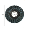 4-1/2" x 7/8" Non-Woven Fabric polishing Wheel, Sanding Grinding Flap Discs,Surface Conditioning Grinding, Sanding for The Surface of Metal (Blue - Fine)