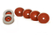 100*11*16mm a/O Red Non-Woven Polishing Wheel