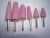 1/2" X 2" X 1/4" Shank W189 Shape Charger 30 Grit Mounted Point Abrasive