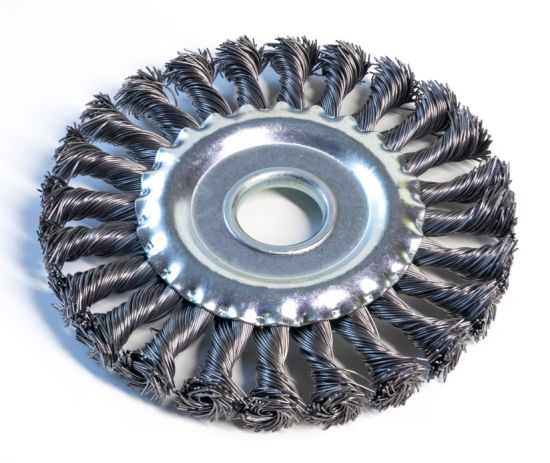 4" Stringer Bead Twisted Knot Wheel Brushes