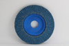 4-1/2" Ca+ Medium Grit Center Mount Plastic Flat Flap Disc