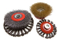 Crimped Bevel Brush - Steel Wire