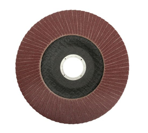 GC Abrasives 120 Grit Flap Disc For Grinders - Fine Conditioning For Metal, Stainless Steel & Non-Ferrous - 4-1/2" x 7/8-Inch 