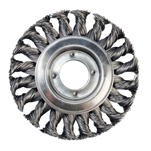 6" Stringer Bead Twisted Knot Wheel Brushes