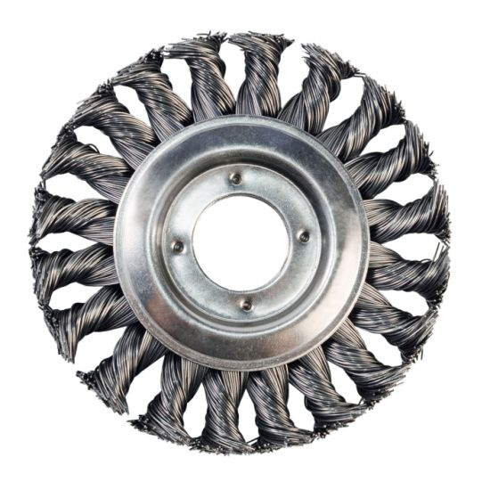 6" Stringer Bead Twisted Knot Wheel Brushes