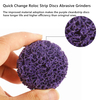 Purple Cleaning & Stripping Quick Change Disc 2'' Type R Surface Conditioning Remove Paint
