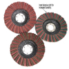 4 x 5/8" Non-Woven Fabric Grinding Flap Discs,Abrasives Surface Conditioning Sanding, Polishing Wheel for Angle Grinder