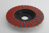 4-1/2" Ca+ Medium Grit Center Mount Plastic Flat Flap Disc