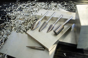3/8" X 3/4" X 1/4" Type SA-3 Tungsten Carbide Bur