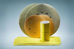GC Abrasives 5-Inch 8-Hole 80 Grit Dustless Hook-and-Loop Sanding Disc Sander Round Sandpaper For Woodworking or Automotive