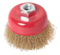 2-3/4" X. 014 X M10 X 1.25 Arbor Cup Brush Crimped