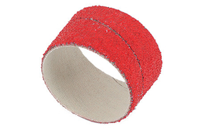 Spiral Band, 1/2" x 1-1/2" 80 X-Weight, Cloth, Ceramic, Abrasive, 0.5" Width, 0.5" Diameter