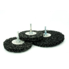 3" Poly Strip Wheel Surface Conditioning Rust Paint Remove Clean Disc Wheel with 6mm Shank for Angle Grinder