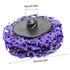 Poly Strip Discs Polycarbide Fiber Grinding Polishing Wheel Paint Rust Cleaning Remover Impeller Abrasives Torque Grinder Tray 