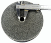 Metal polishing wheel 6" x 1" 7p Non woven abrasive wheel Nylon Fiber polishing wheel Abrasive disc