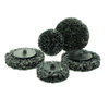 2 Inch Cleaning & Stripping Sanding Disc, 1/4" Roloc Disc Pad Holder, Black Sanding Disc for Remove Paint Rust and Oxidation