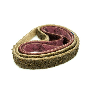1 X 30 Inch Non Woven Surface Conditioning Sanding Belts for Knife Makers and Metal Fabricators - Coarse, Medium, and Fine Grits