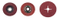 4-1/2" X 7/8" Abrasive Fiber Sanding Disc with Aluminum Oxide