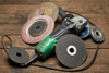 GC Abrasives 120 Grit Flap Disc For Grinders - Fine Conditioning For Metal, Stainless Steel & Non-Ferrous - 4-1/2" x 7/8-Inch 